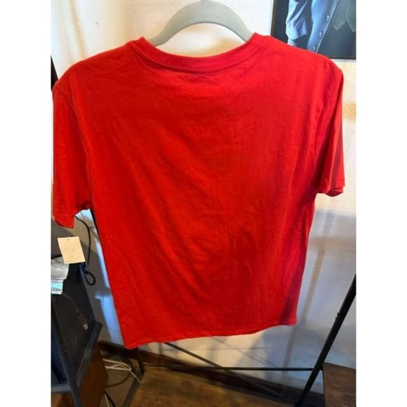 Boys Pokémon Pikachu Graphic T-Shirt Red Short Sleeve XL - Picture 2 of 3